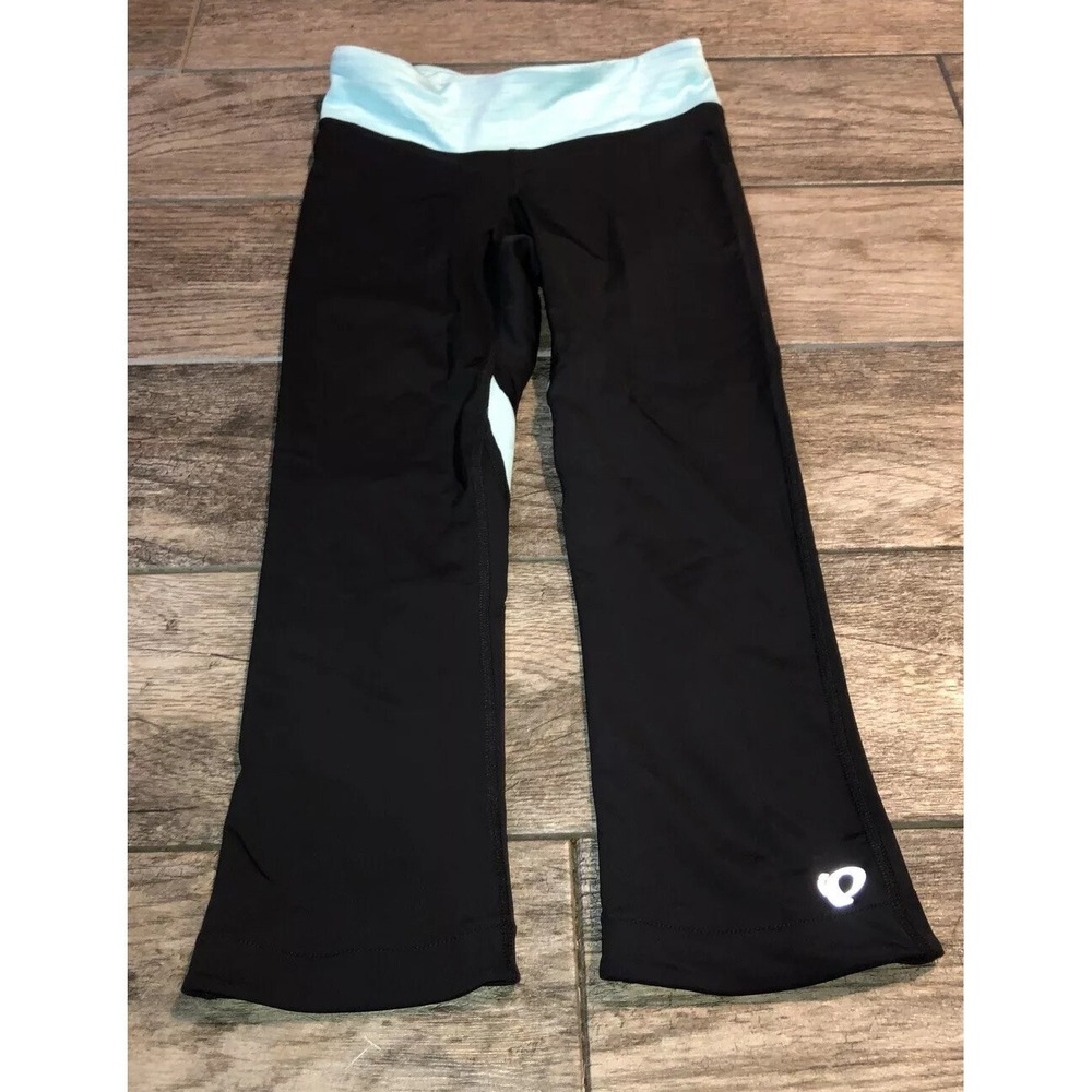 New pearl izumi womens fly Capri Tights Pants size‎ small black & Aqua